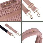 Borsa Weekend XL Rosa Cipria LOVE BAG - Tessuto Premium corredino e abbigliamento neonato | NANU' BABY