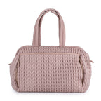 Borsa Weekend XL Rosa Cipria LOVE BAG - Tessuto Premium corredino e abbigliamento neonato | NANU' BABY
