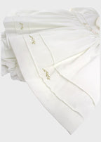 ROSSELLA 3123 White Embroidered Rose Set