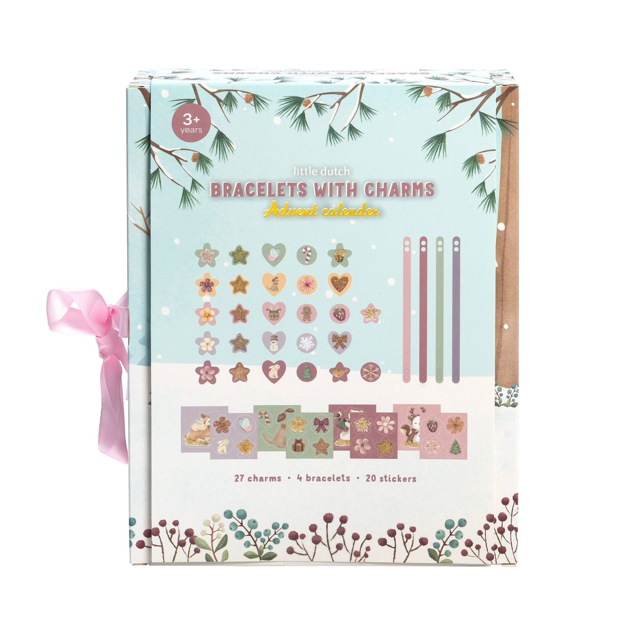 Calendario dell'avvento con regali (braccialetti, charms e stickers) Multicolore 126664 corredino e abbigliamento neonato | NANU' BABY