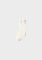 Calza Cotone Alta Ecru 10138/25 corredino e abbigliamento neonato | NANU' BABY