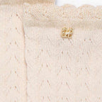 Calza traforata Avorio 5953/43 corredino e abbigliamento neonato | NANU' BABY