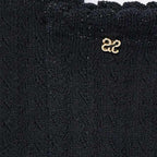 Calza traforata Nero 5953/40 corredino e abbigliamento neonato | NANU' BABY