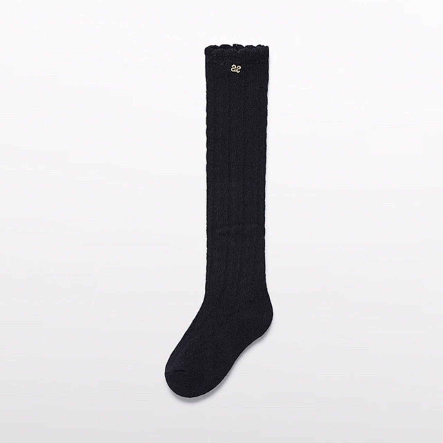 Calza traforata Nero 5953/40 corredino e abbigliamento neonato | NANU' BABY