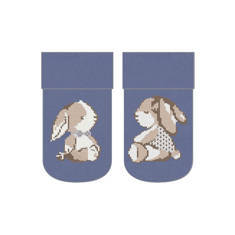 Calze antiscivolo Blu 1A - 9757/BL corredino e abbigliamento neonato | NANU' BABY
