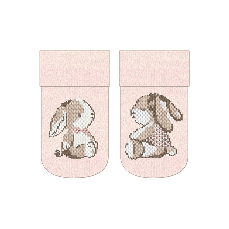 Calze antiscivolo ROSA 1A - 9757/R corredino e abbigliamento neonato | NANU' BABY