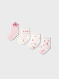 Calze Neonata Rosa 9921/68 corredino e abbigliamento neonato | NANU' BABY
