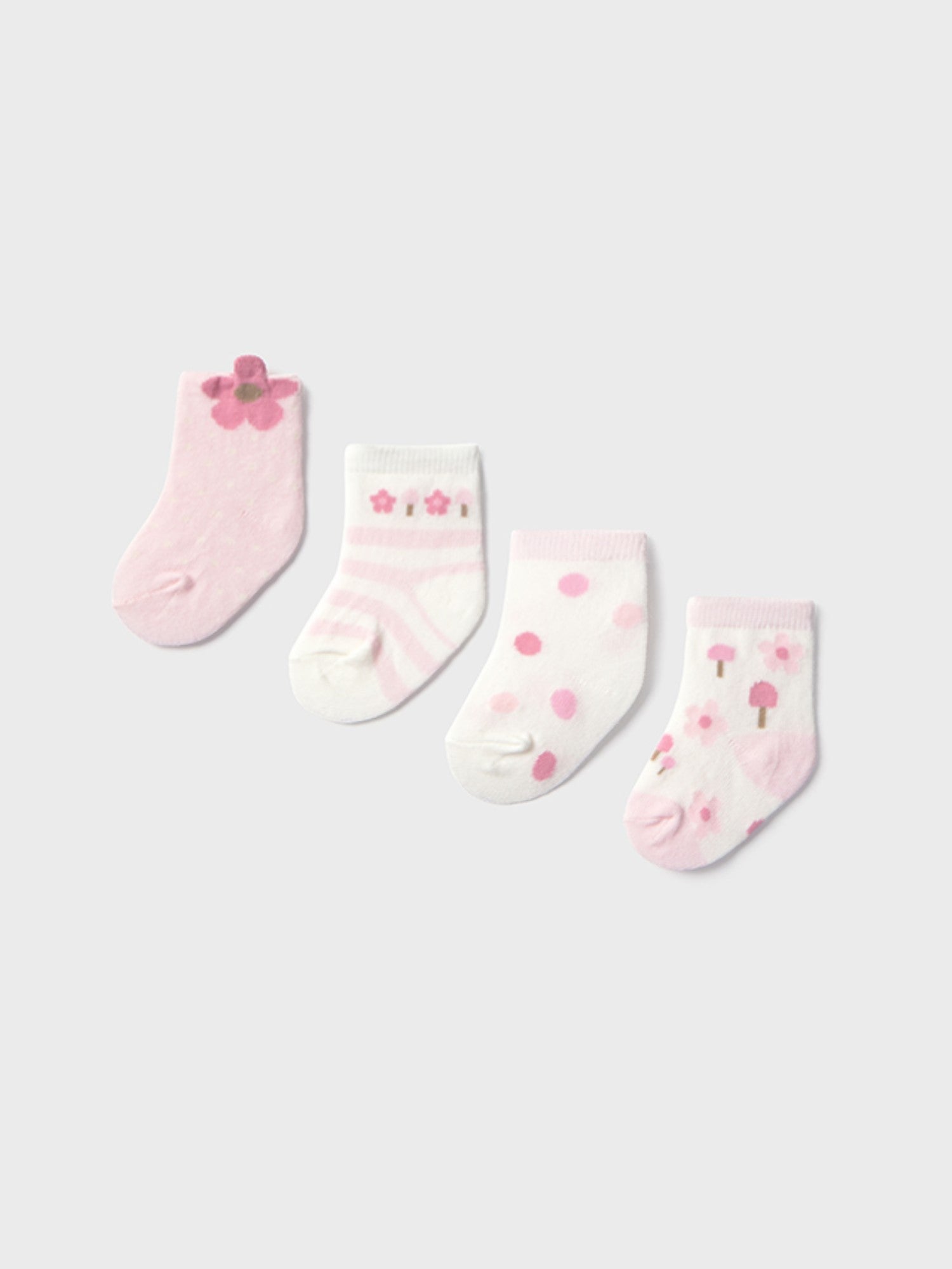Calze Neonata Rosa 9921/68 corredino e abbigliamento neonato | NANU' BABY