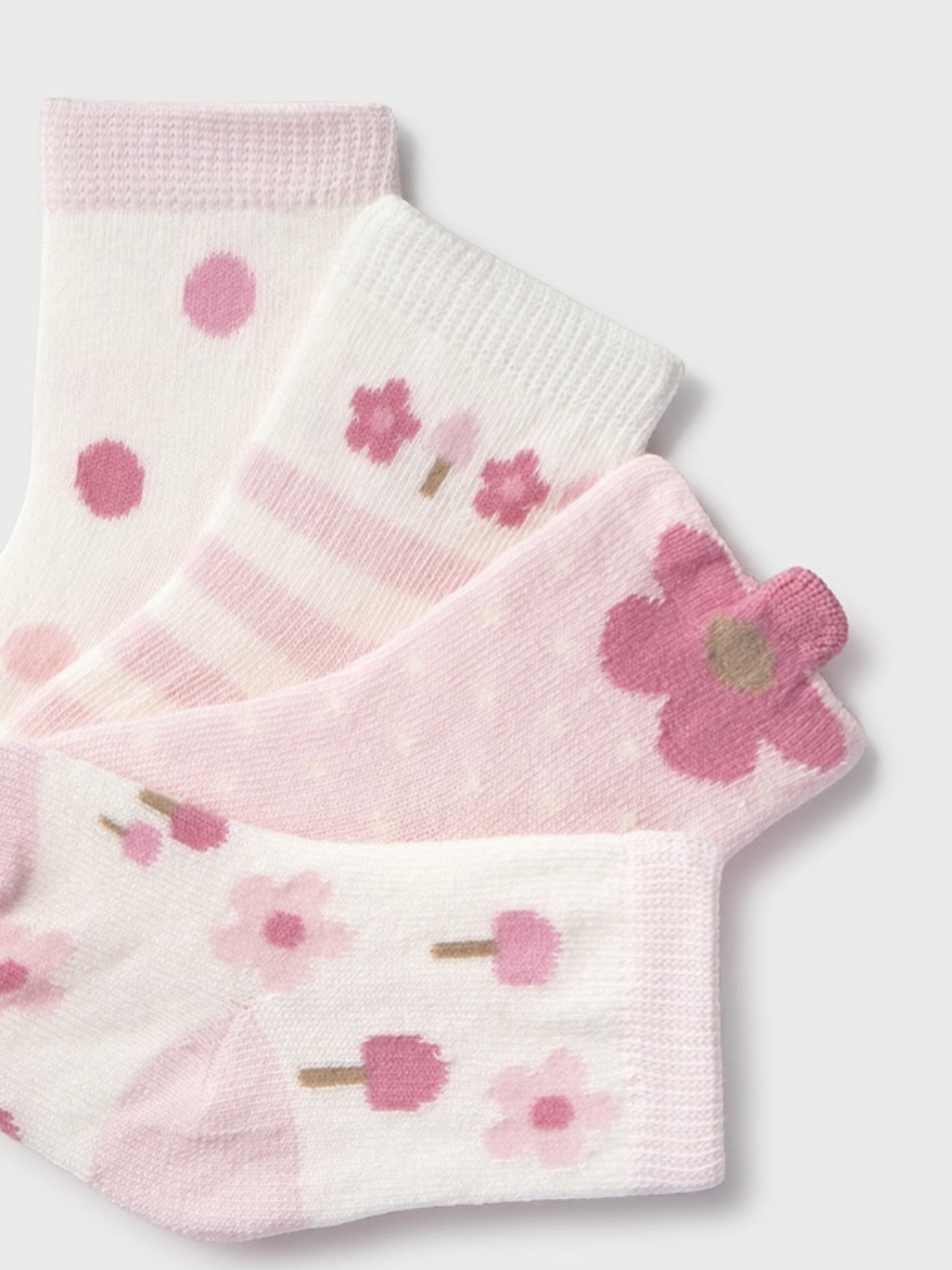 Calze Neonata Rosa 9921/68 corredino e abbigliamento neonato | NANU' BABY