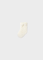 Calzini Cotone Traforati Avorio 9053/41 corredino e abbigliamento neonato | NANU' BABY
