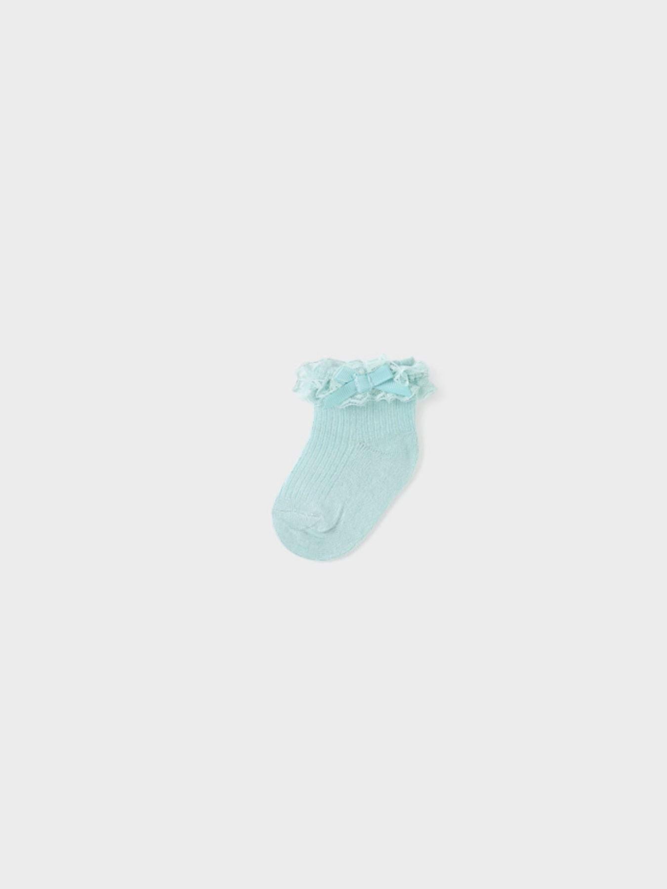 Calzini eleganti VERDE 9713/G corredino e abbigliamento neonato | NANU' BABY