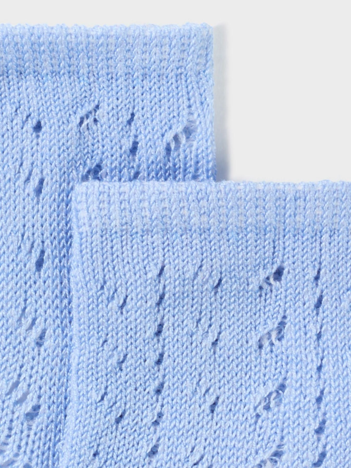 Calzino alto traforato Azzurro 9709/A corredino e abbigliamento neonato | NANU' BABY