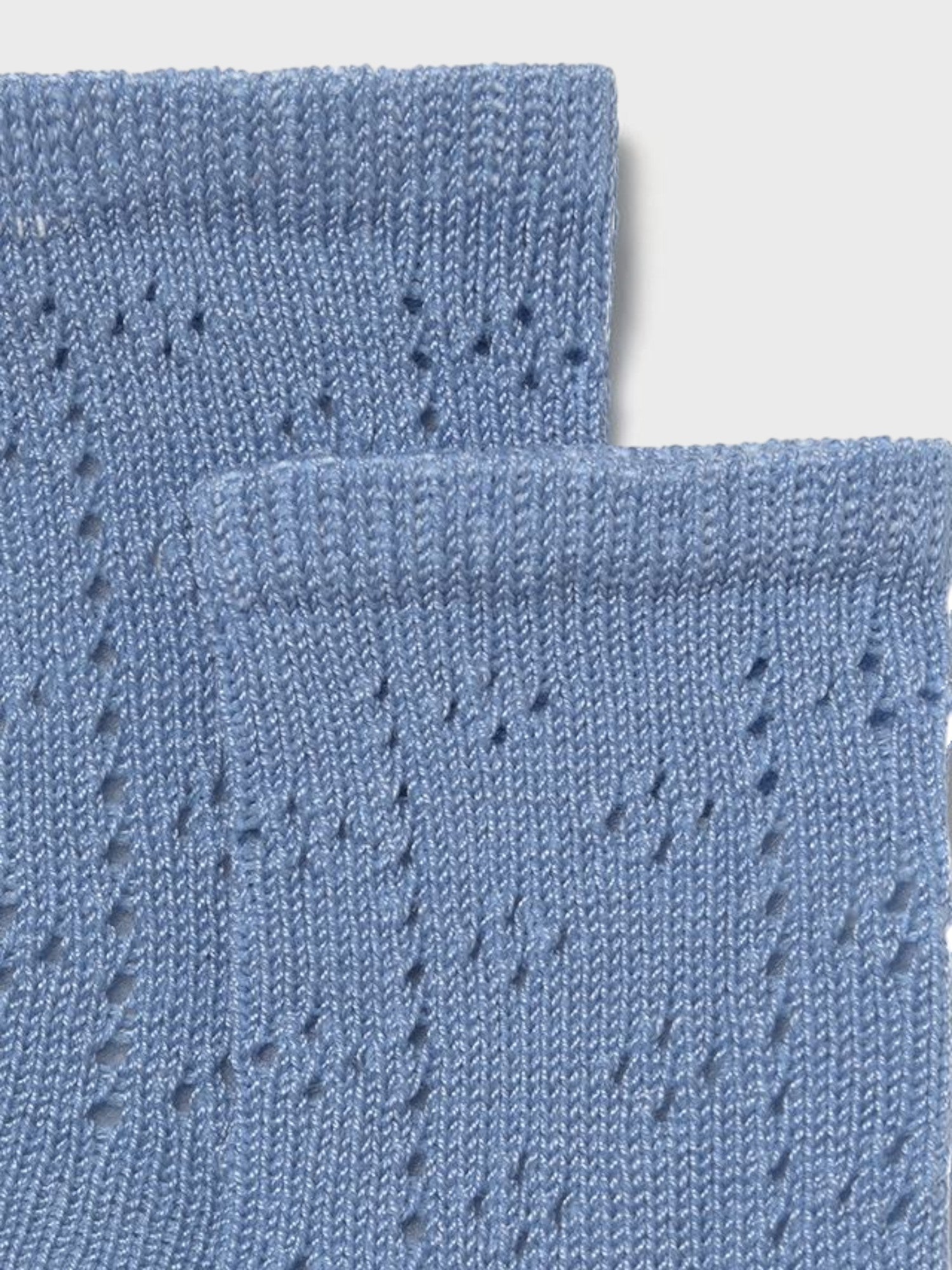 Calzino alto traforato Azzurro 9864 /A corredino e abbigliamento neonato | NANU' BABY