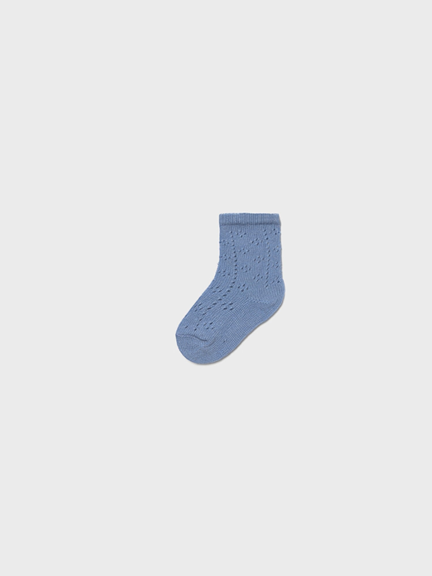 Calzino alto traforato Azzurro 9864 /A corredino e abbigliamento neonato | NANU' BABY