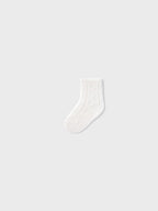 Calzino alto traforato Bianco 9864 /B corredino e abbigliamento neonato | NANU' BABY