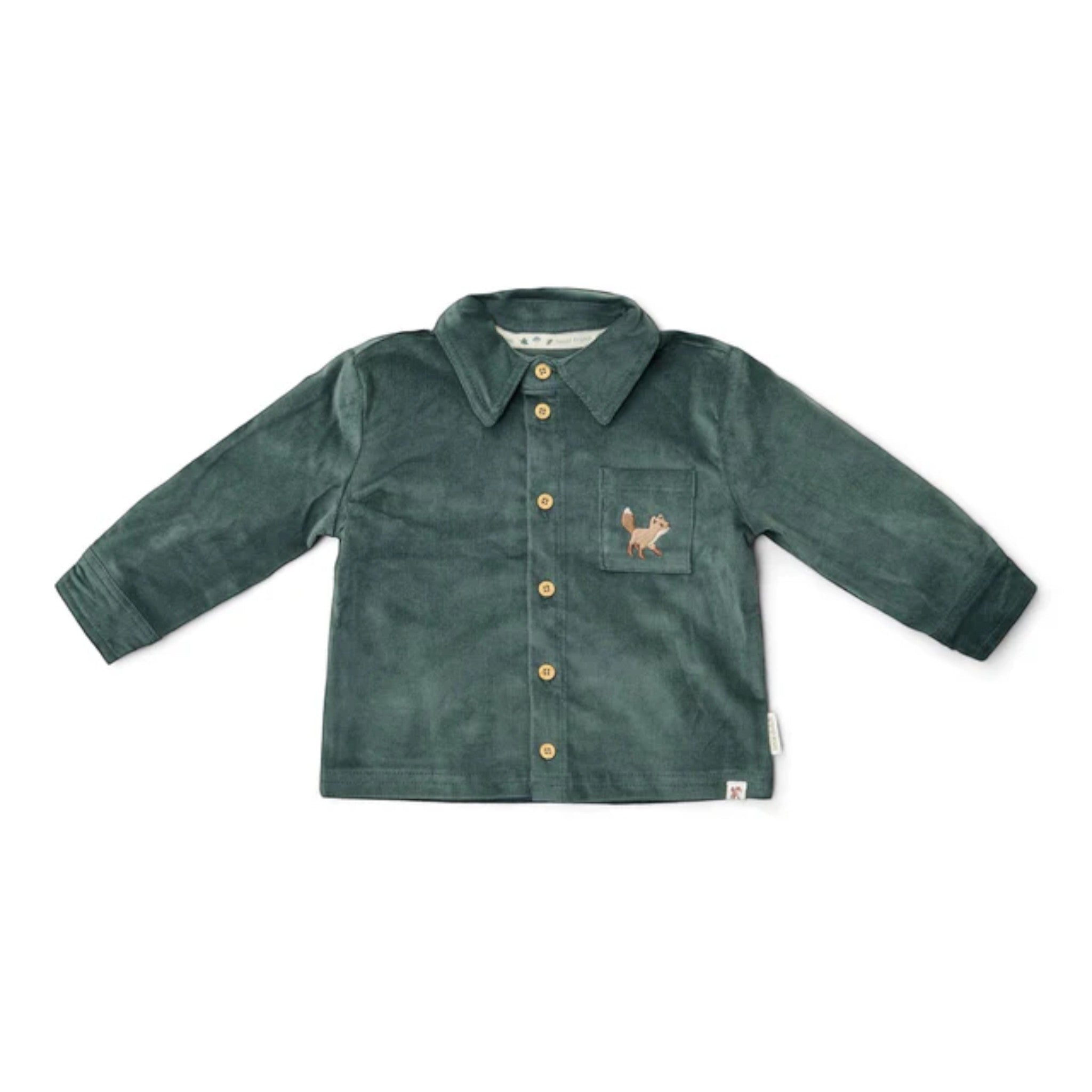 Camicia - Amici della foresta Bimbo Verde CL25091073 corredino e abbigliamento neonato | NANU' BABY