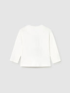 Camicia m/l applic animale Bimbo PANNA 2070/65 corredino e abbigliamento neonato | NANU' BABY