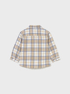 Camicia m/l quadri Bimbo Beige 2109/92 corredino e abbigliamento neonato | NANU' BABY