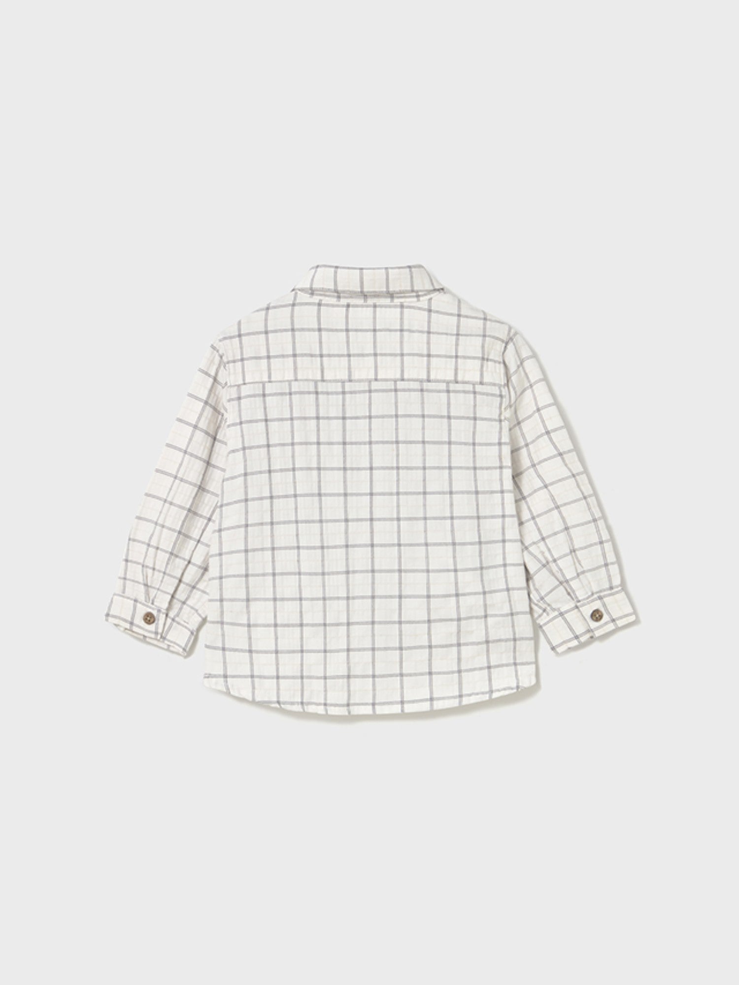 Camicia m/l quadri Bimbo Grigio 2110/95 corredino e abbigliamento neonato | NANU' BABY