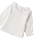 Camicia Neonata Twill Cotone Ruches 3F700/112 corredino e abbigliamento neonato | NANU' BABY