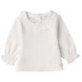 Camicia Neonata Twill Cotone Ruches 3F700/112 corredino e abbigliamento neonato | NANU' BABY