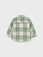 Camicia quadri foderato Bimbo Verde 2104/83 corredino e abbigliamento neonato | NANU' BABY