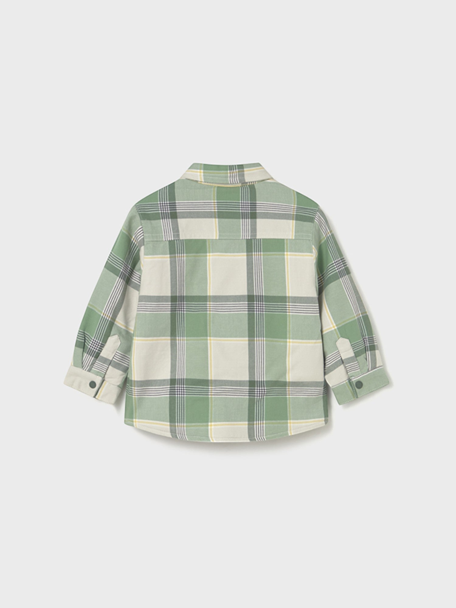 Camicia quadri foderato Bimbo Verde 2104/83 corredino e abbigliamento neonato | NANU' BABY