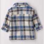 Camicia Tessuto Quadri Tasche Bimbo Avion 3F604/3643 corredino e abbigliamento neonato | NANU' BABY