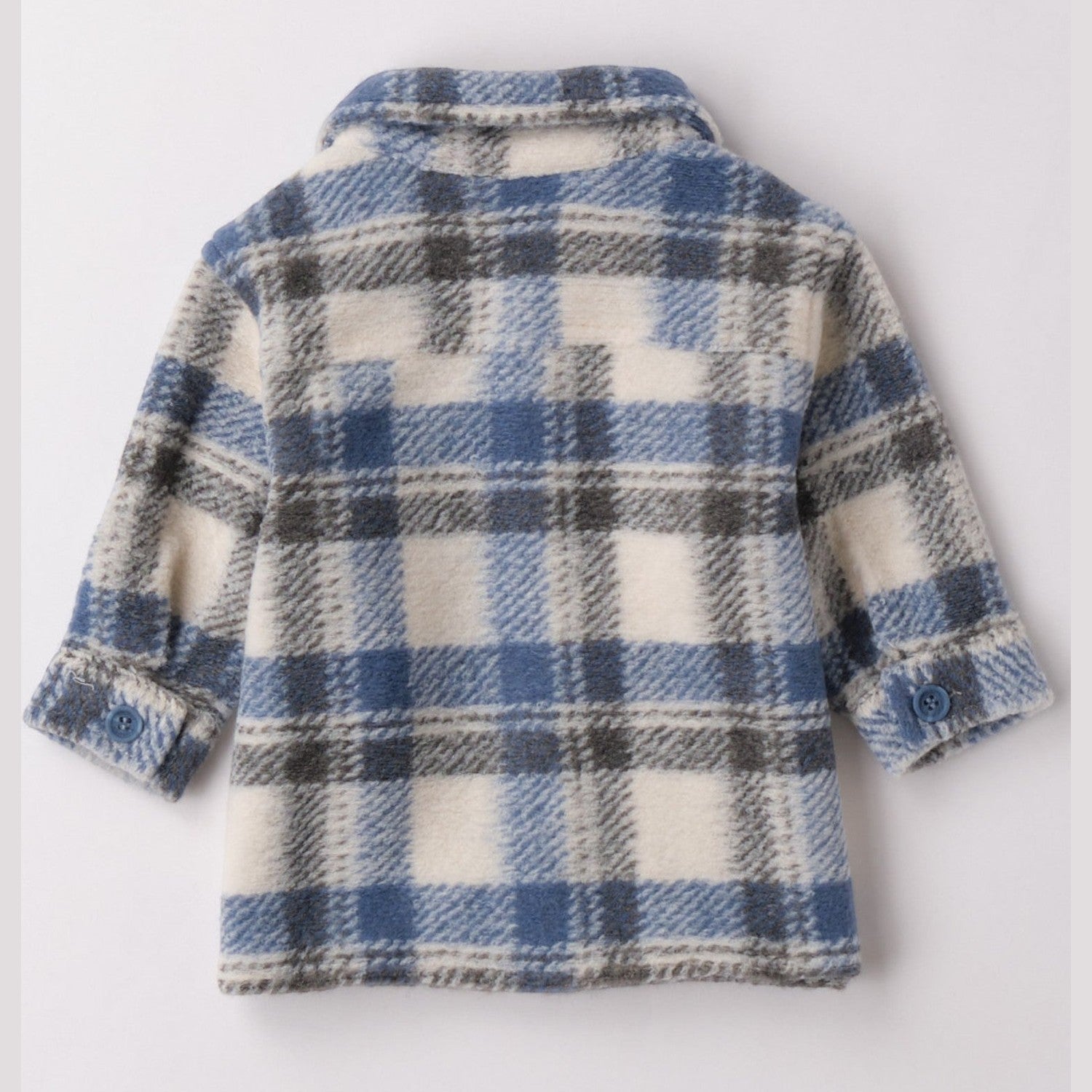 Camicia Tessuto Quadri Tasche Bimbo Avion 3F604/3643 corredino e abbigliamento neonato | NANU' BABY