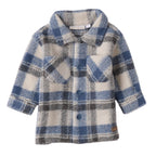 Camicia Tessuto Quadri Tasche Bimbo Avion 3F604/3643 corredino e abbigliamento neonato | NANU' BABY