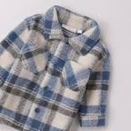 Camicia Tessuto Quadri Tasche Bimbo Avion 3F604/3643 corredino e abbigliamento neonato | NANU' BABY
