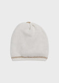 Cappellino Cotone Avorio Sabbia EK5771/A corredino e abbigliamento neonato | NANU' BABY