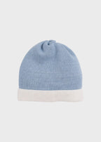 Cappellino Cotone Cielo Polvere EK6071BIS/C corredino e abbigliamento neonato | NANU' BABY