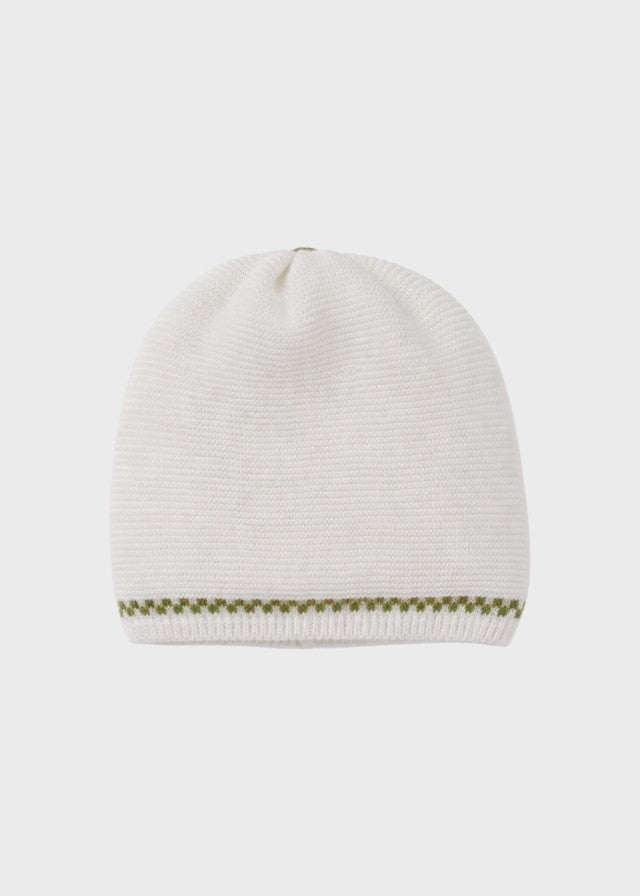 Cappellino Cotone Verde Oliva EK5771/V corredino e abbigliamento neonato | NANU' BABY