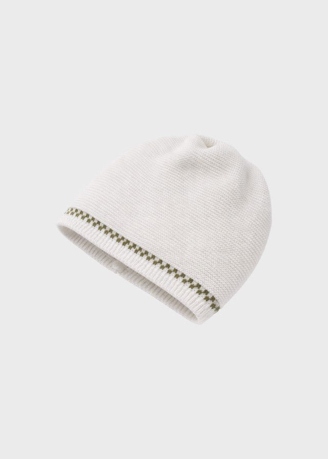Cappellino Cotone Verde Oliva EK5771/V corredino e abbigliamento neonato | NANU' BABY