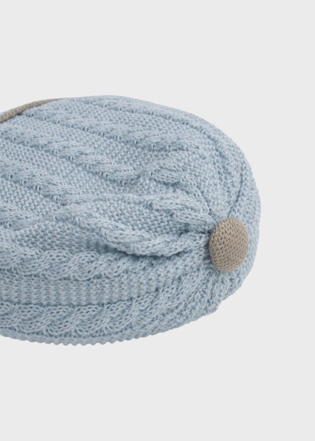 Cappellino Profilo Tortora Cielo EK6371/C corredino e abbigliamento neonato | NANU' BABY