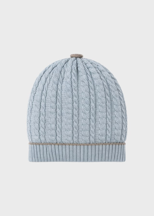 Cappellino Profilo Tortora Cielo EK6371/C corredino e abbigliamento neonato | NANU' BABY