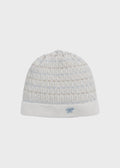 Cappellino Punto Smock Cielo EK6571/C corredino e abbigliamento neonato | NANU' BABY