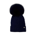 Cappello Maglia Treccia Blu CT0228VA/B corredino e abbigliamento neonato | NANU' BABY