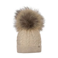 Cappello Pom Pon Beige CT0607A corredino e abbigliamento neonato | NANU' BABY