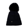 Cappello Pom Pon Ecologico Nero CT1622EA/N corredino e abbigliamento neonato | NANU' BABY