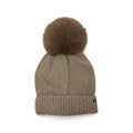 Cappello Pom Pon Ecologico Tortora CT1622EA corredino e abbigliamento neonato | NANU' BABY