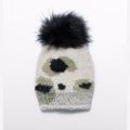 Cappello tricot jacquard pelo Bimba Nero 5963/1 corredino e abbigliamento neonato | NANU' BABY