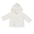 Cappottino Cappuccio Orsetto Bimbo Cotone 100% Vaniglia IN5940/V corredino e abbigliamento neonato | NANU' BABY