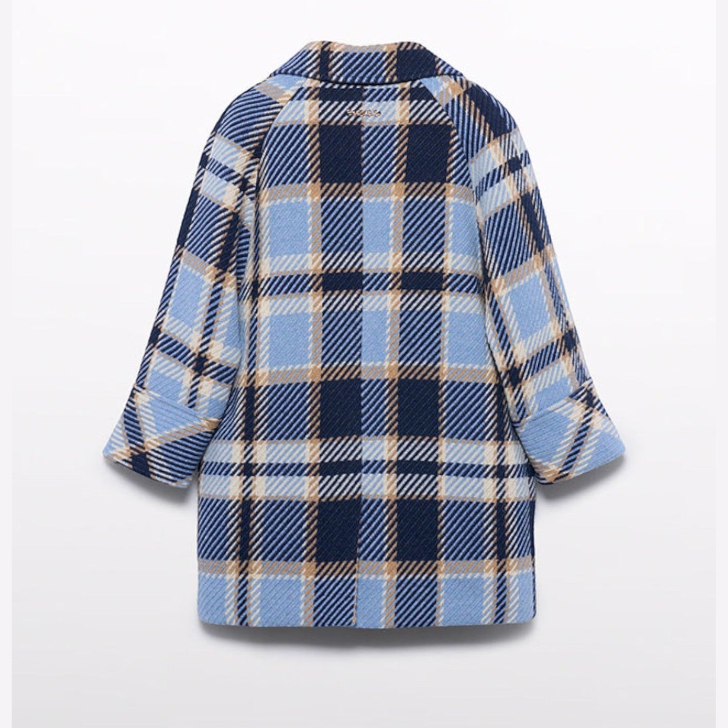 Cappotto a quadri Bimba CIELO 5845/4 corredino e abbigliamento neonato | NANU' BABY