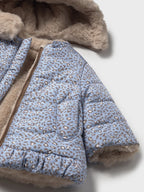 Cappotto Bimba AZZURRO 2404/50 corredino e abbigliamento neonato | NANU' BABY