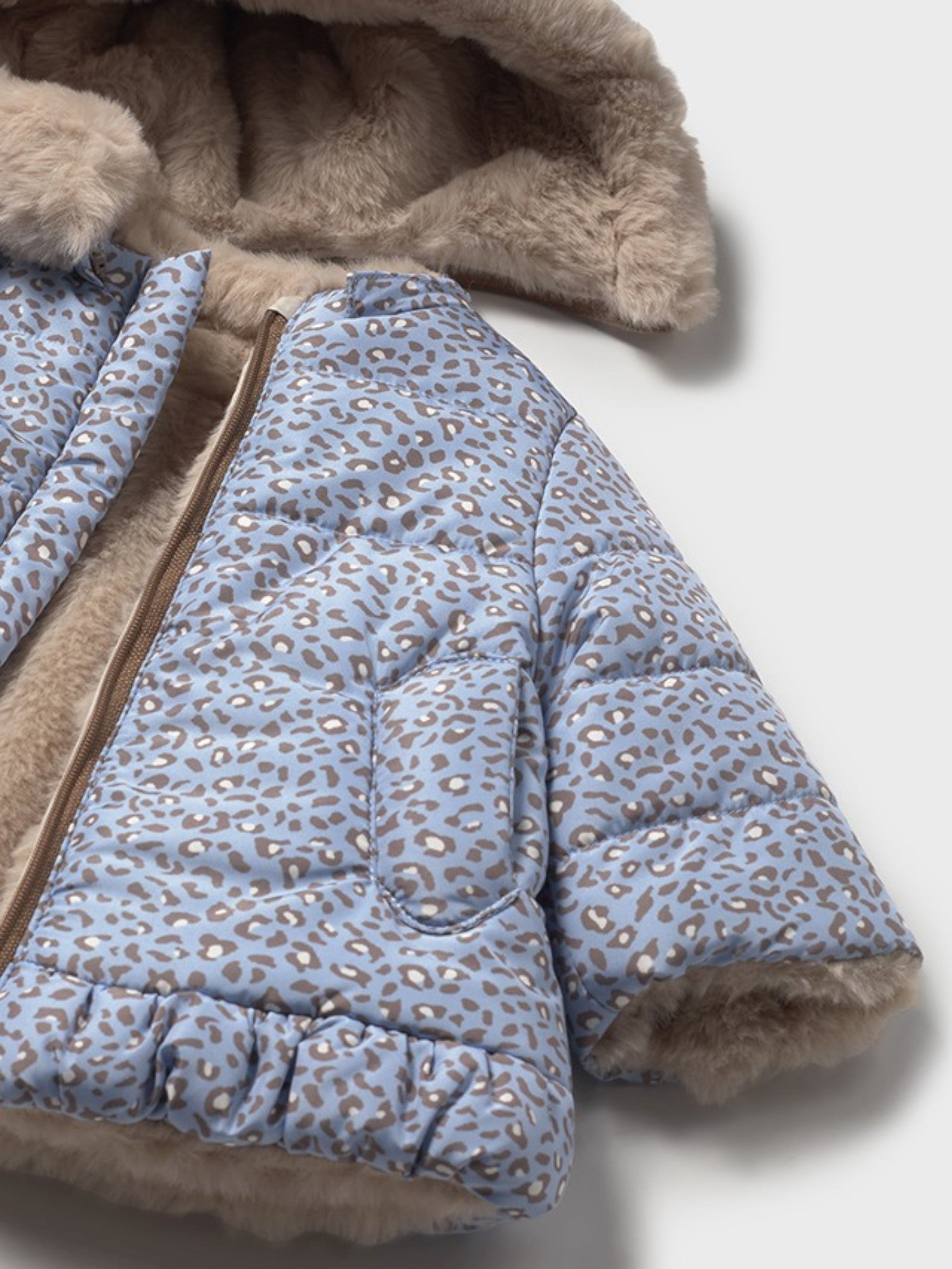Cappotto Bimba AZZURRO 2404/50 corredino e abbigliamento neonato | NANU' BABY