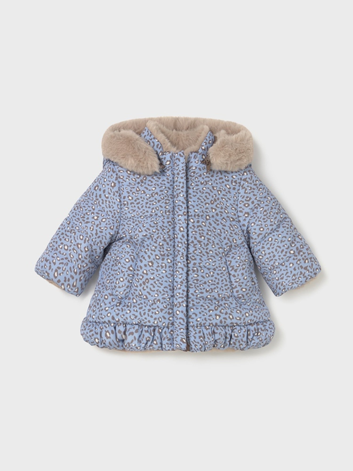 Cappotto Bimba AZZURRO 2404/50 corredino e abbigliamento neonato | NANU' BABY