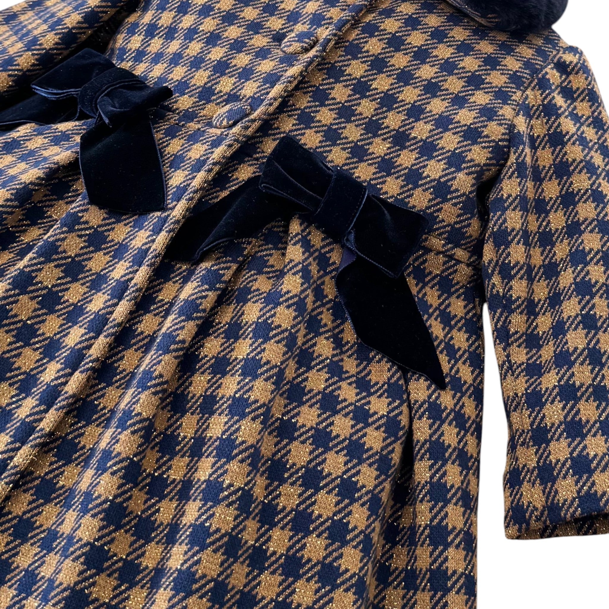 Cappotto Bimba Blu GG41I corredino e abbigliamento neonato | NANU' BABY