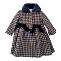 Cappotto Bimba Blu GG41I corredino e abbigliamento neonato | NANU' BABY